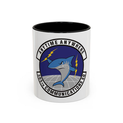 305th Communications Squadron (U.S. Air Force) Accent Coffee Mug
