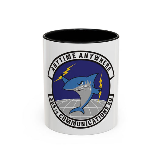 305th Communications Squadron (U.S. Air Force) Accent Coffee Mug