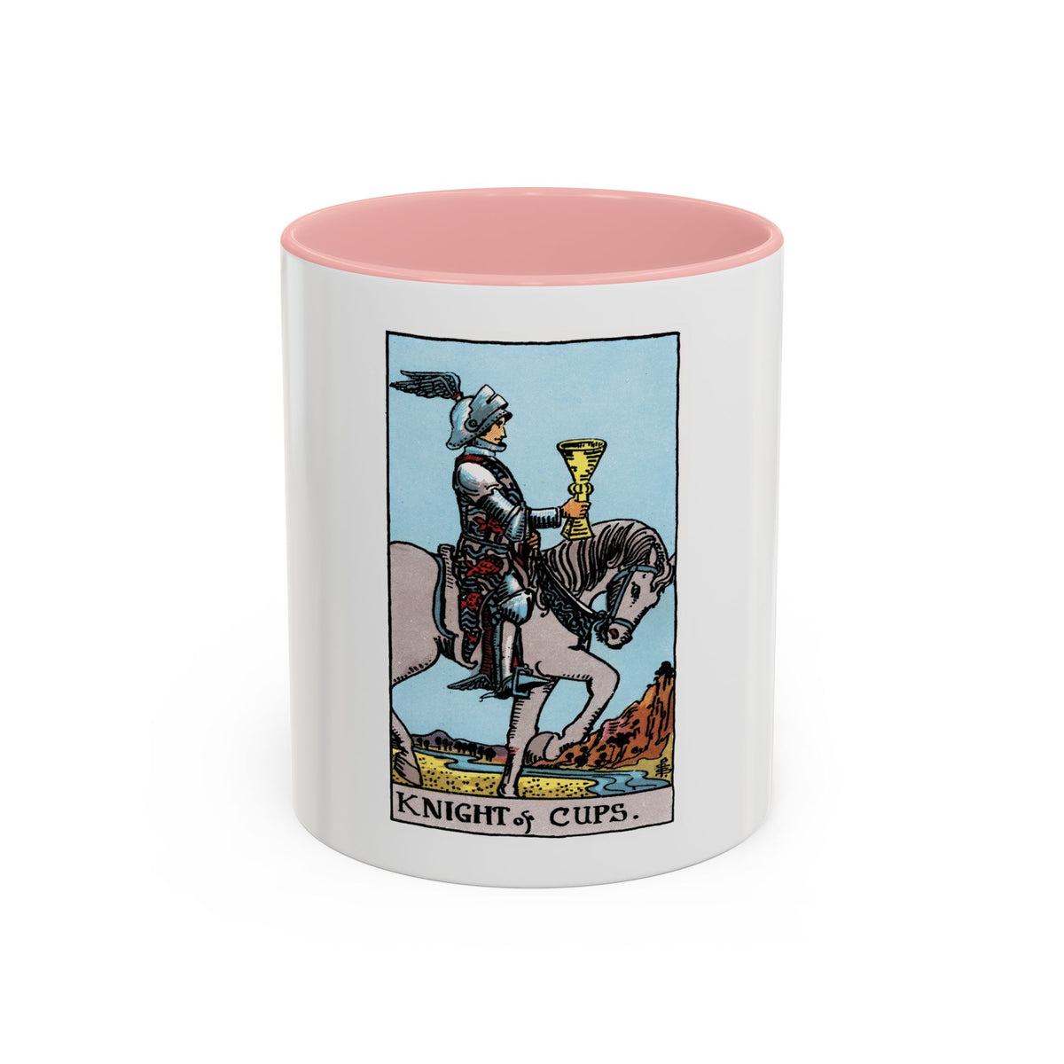 The Knight of Cups (Tarot Card) Accent Coffee Mug