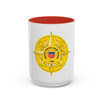 Commandant Staff (U.S. Coast Guard) Accent Coffee Mug
