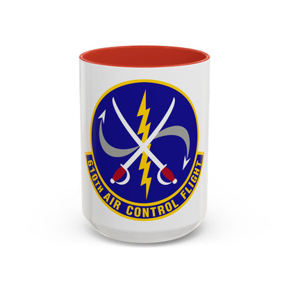 610 Air Control Flight PACAF (U.S. Air Force) Accent Coffee Mug