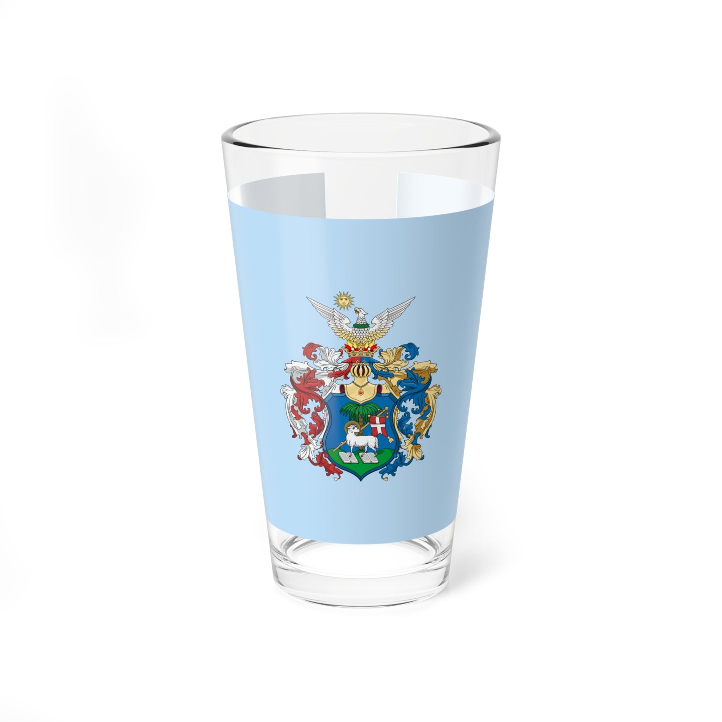 Flag of Debrecen 1989-2001 (Hungary) Pint Glass 16oz