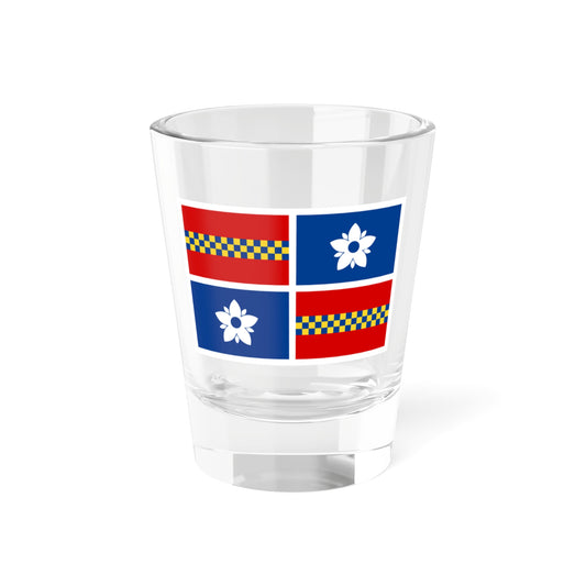 Flag of Leesburg Virginia (United States) Shot Glass 1.5oz