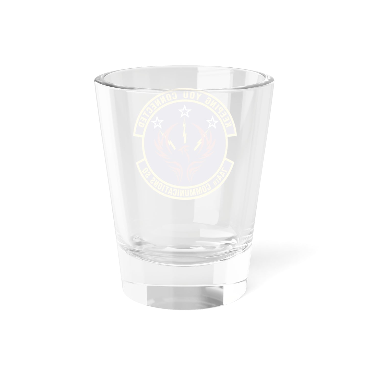 744th Communications Squadron (U.S. Air Force) Shot Glass 1.5oz