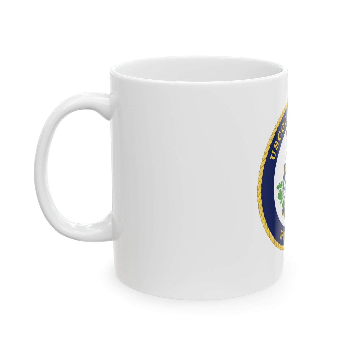 USCG Stratton WMSL 752 (U.S. Coast Guard) White Coffee Mug