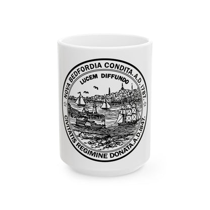 Seal of New Bedford Massachusetts - White Coffee Mug