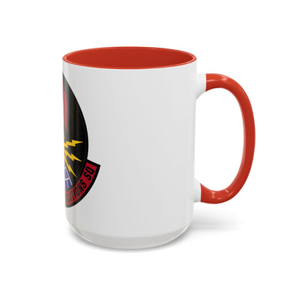 618 Air Communications Squadron AMC (U.S. Air Force) Accent Coffee Mug