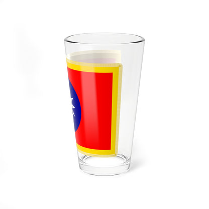 Commander-in-Chief Flag of the Republic of China fringed (China) Pint Glass 16oz