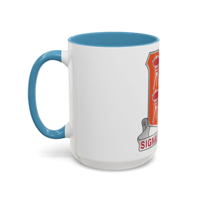 447 Signal Battalion (U.S. Army) Accent Coffee Mug