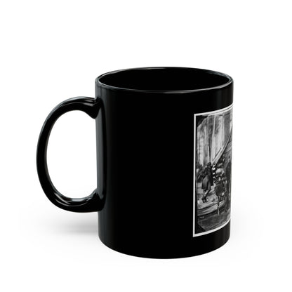 Brandy Station, Va. Gen. Rufus Ingalls And Staff, Chief Quartermaster, And Officers, Army Of The Potomac Headquarters (U.S. Civil War) Black Coffee Mug