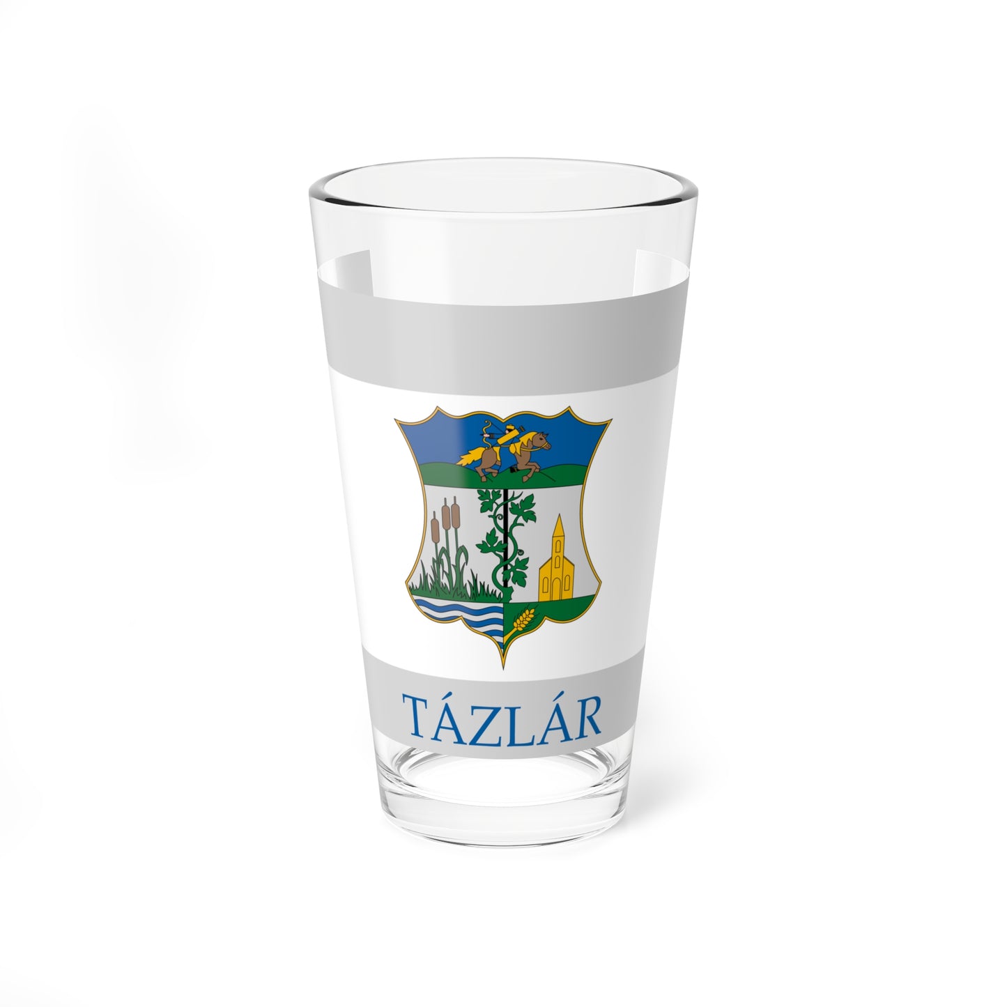 Flag of Tazlar variant (Hungary) Pint Glass 16oz