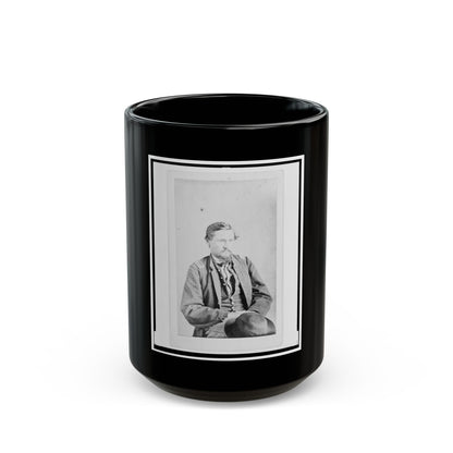 Dr. Felix Blazer, First Assistant Surgeon In The 32nd Indiana Regiment, Half-Length Portrait, Seated, Facing Front (U.S. Civil War) Black Coffee Mug