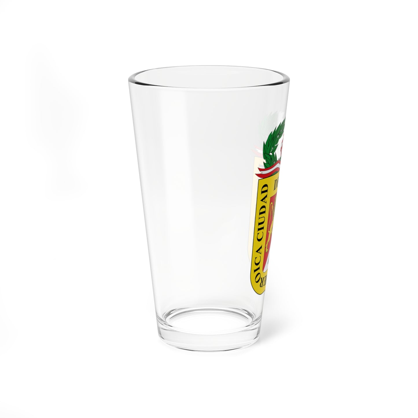 Escudo de San Pedro de Tacna (Peru) (Coat of Arms) Pint Glass 16oz