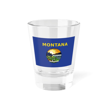 Flag of the State of Montana (United States) Shot Glass 1.5oz