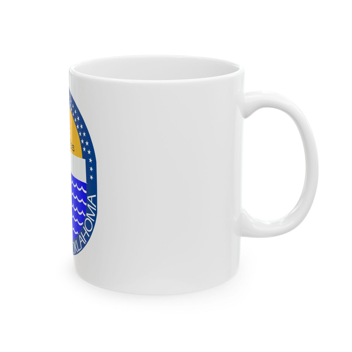 Seal of Tulsa Oklahoma - White Coffee Mug