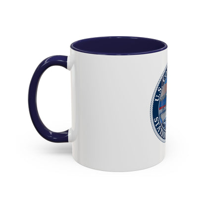 USCG STA MENEMSHA (U.S. Coast Guard) Accent Coffee Mug