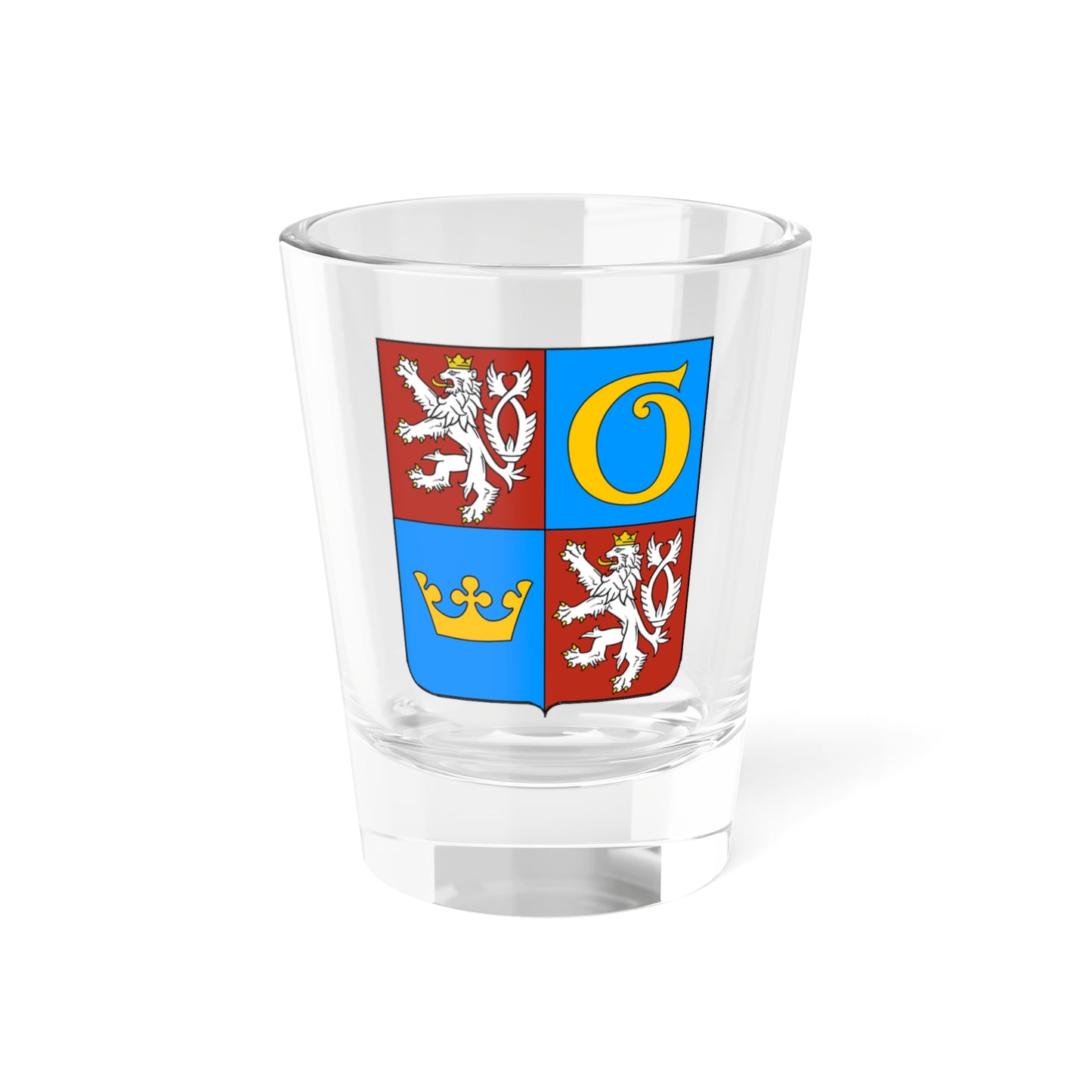 Hradec Kralove Region CoA CZ (Czech Republic) (Coat of Arms) Shot Glass 1.5oz