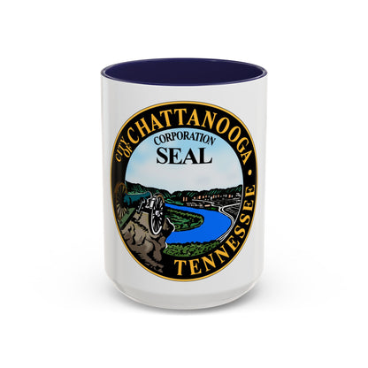 Seal of Chattanooga Tennessee - Accent Coffee Mug