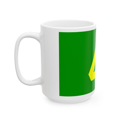 Flag of Delta British Columbia Canada - White Coffee Mug-Go Mug Yourself