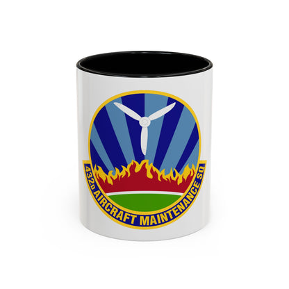 432d Aircraft Maintenance Squadron (U.S. Air Force) Accent Coffee Mug