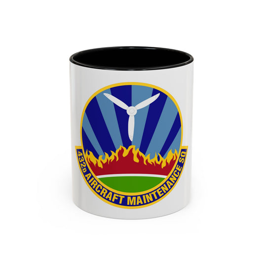 432d Aircraft Maintenance Squadron (U.S. Air Force) Accent Coffee Mug