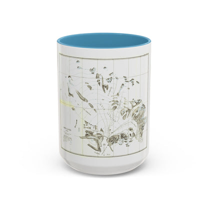 Alaska - Muir Glacier (1890) (Map) Accent Coffee Mug