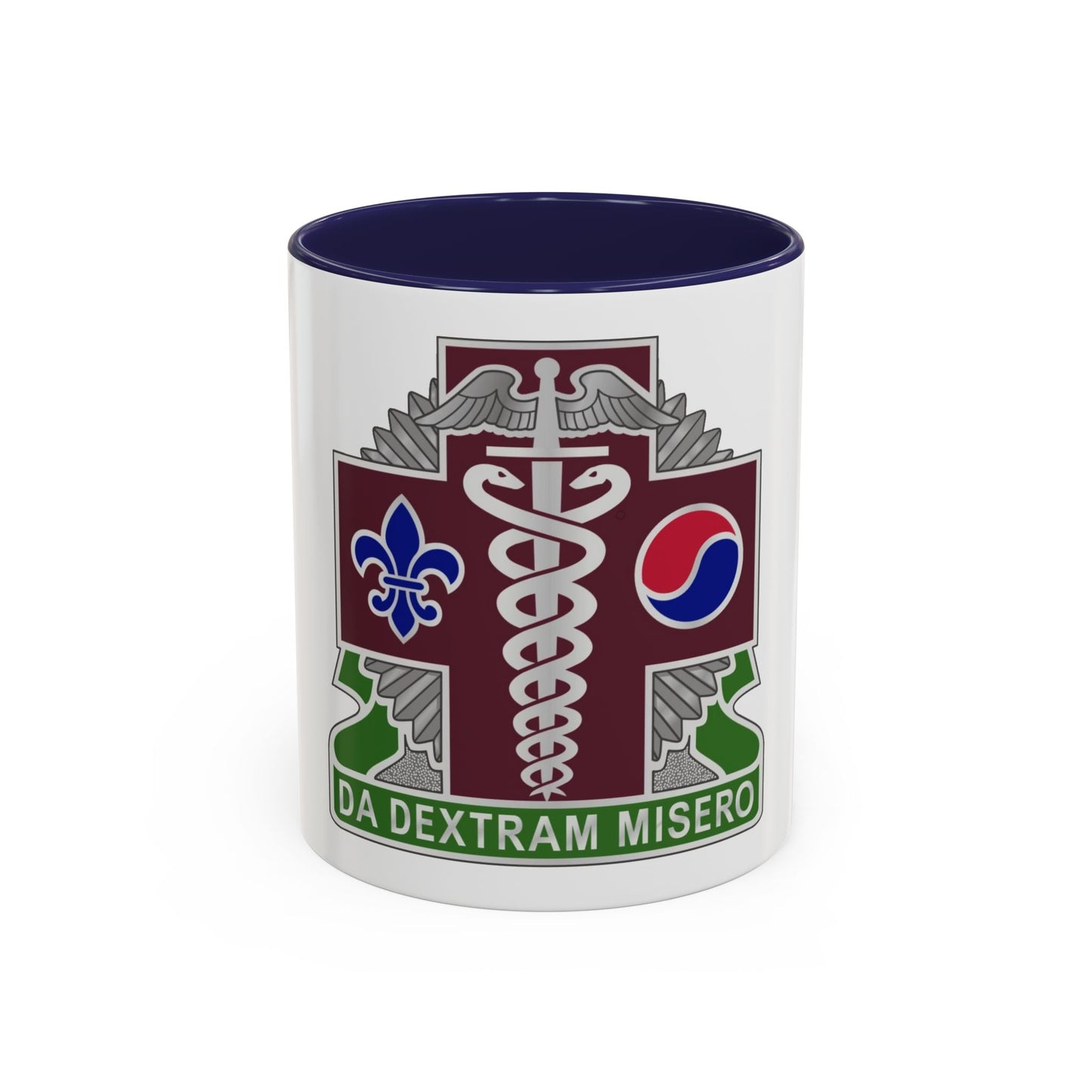 65 Medical Brigade 2 (U.S. Army) Accent Coffee Mug
