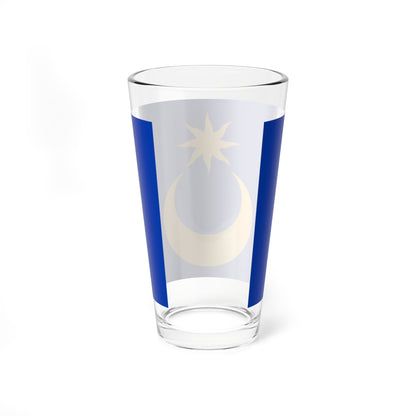 City Flag of Portsmouth (England) Pint Glass 16oz