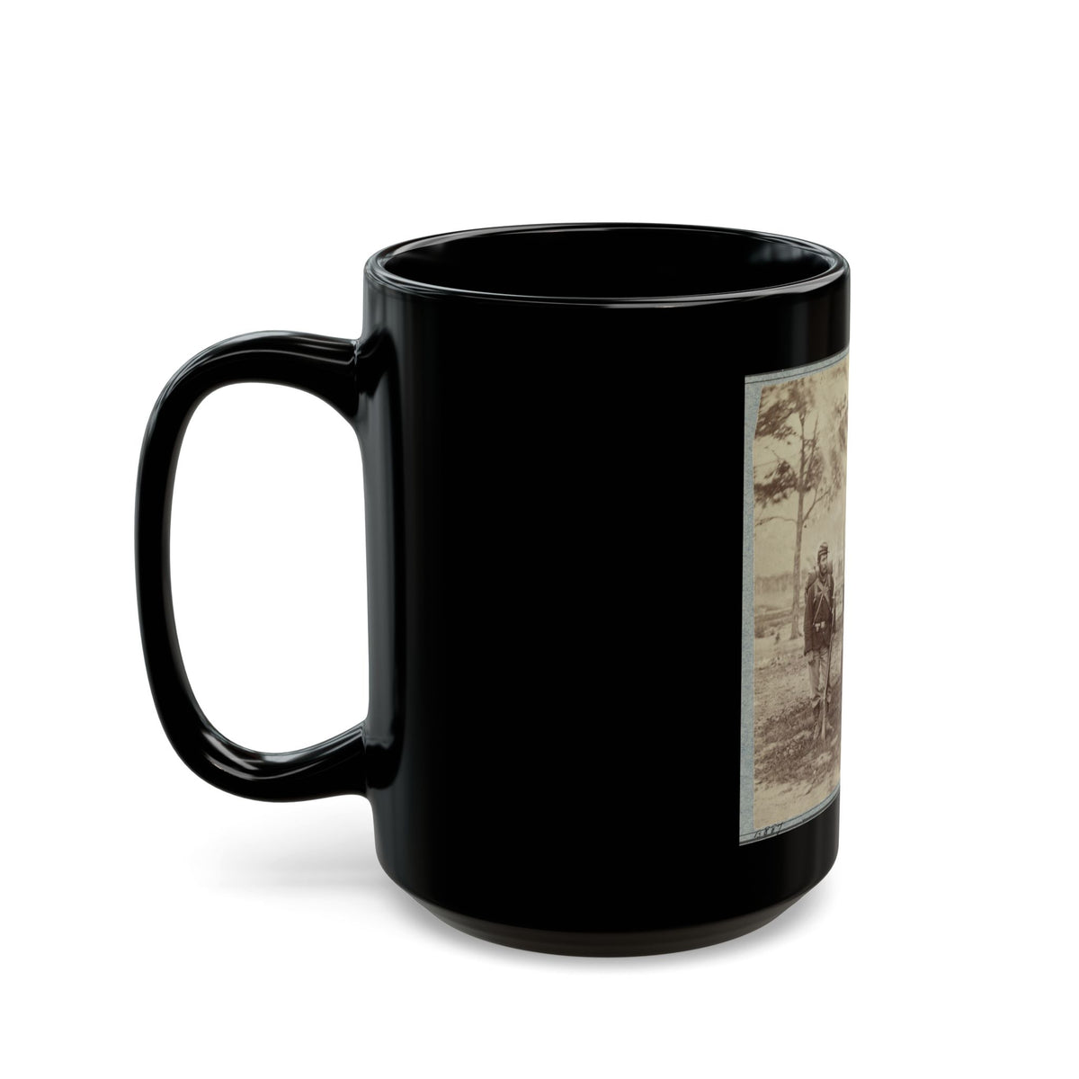 22d New York State Militia Near Harpers Ferry, Va., 1861 I.E.1862 017 (U.S. Civil War) Black Coffee Mug