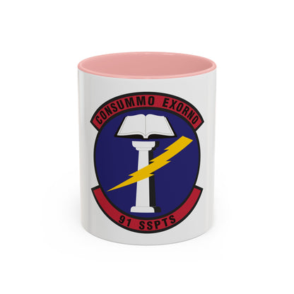 91st Security Support Squadron (U.S. Air Force) Accent Coffee Mug