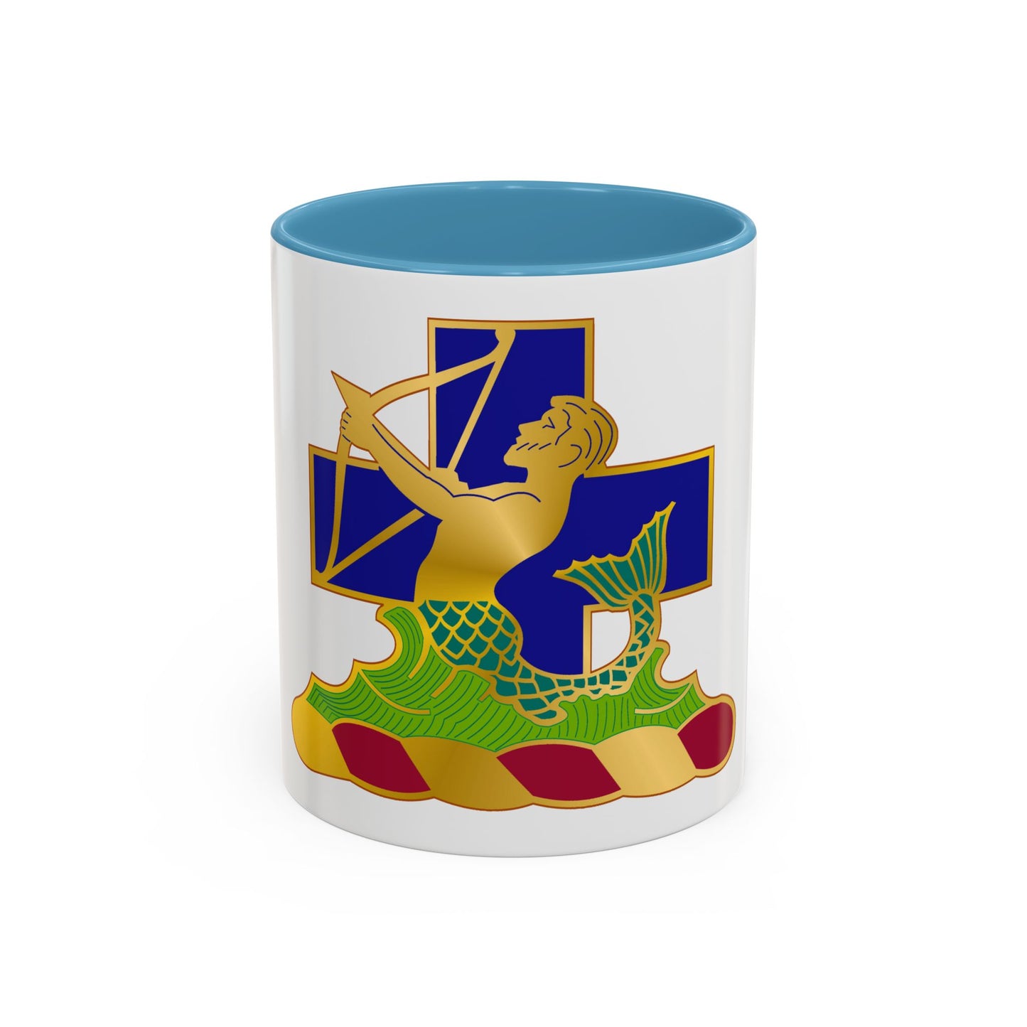 10th Antiaircraft Artillery Automatic Weapons Battalion (U.S. Army) Accent Coffee Mug
