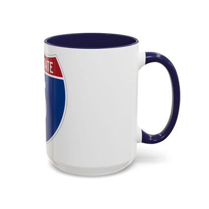 Interstate 5 (U.S. Highways) Accent Coffee Mug