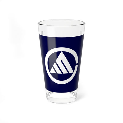 Flag of Kushigata Yamanashi 1954-2003 (Japan) Pint Glass 16oz