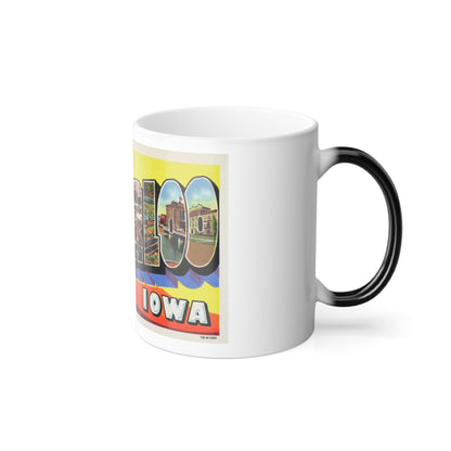 Greetings from Waterloo Iowa (Greeting Postcards) Color Changing Mug 11oz