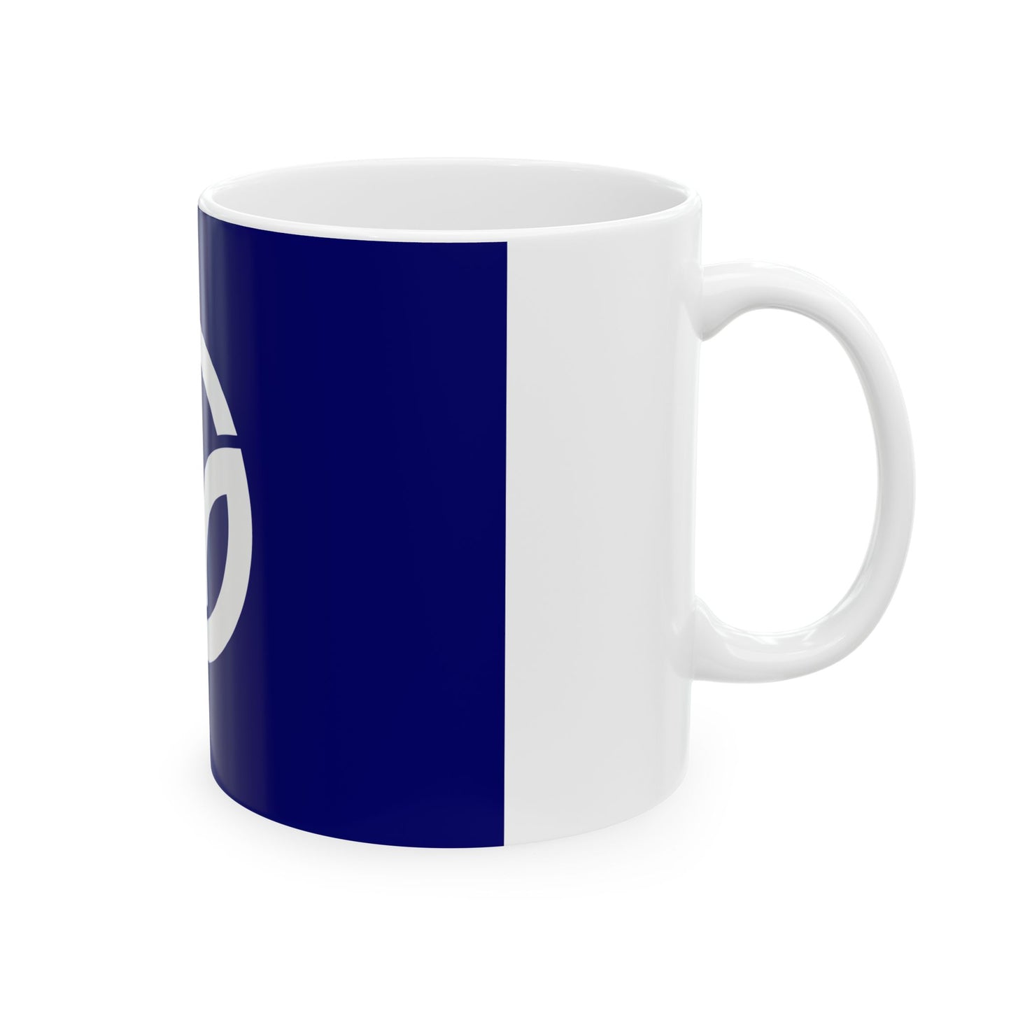 Flag of Fukui Prefecture Japan - White Coffee Mug-Go Mug Yourself