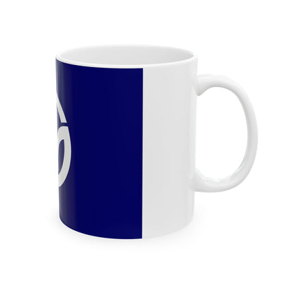 Flag of Fukui Prefecture Japan - White Coffee Mug