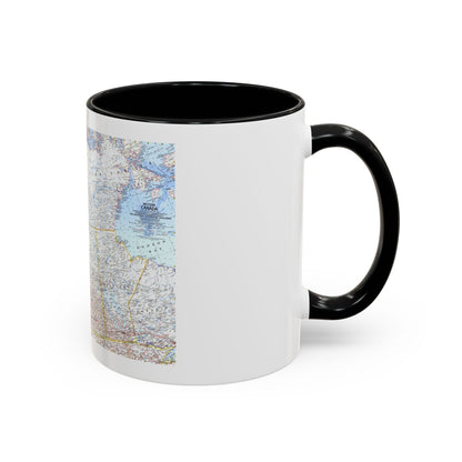 Canada - Western (1966) (Map) Accent Coffee Mug