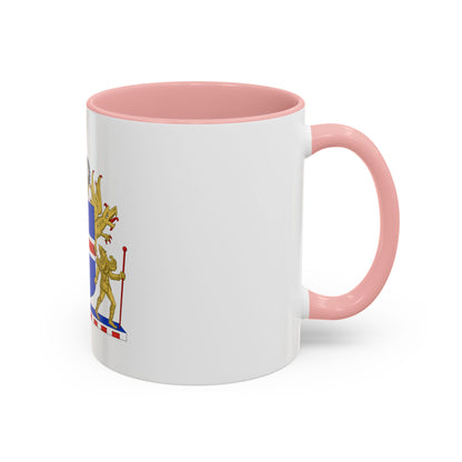Kingdom of Iceland Coat of Arms - Accent Coffee Mug
