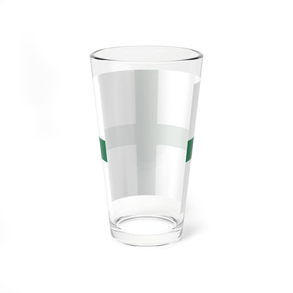 Rank flag of the South African Navy - Admiral (South Africa) Pint Glass 16oz