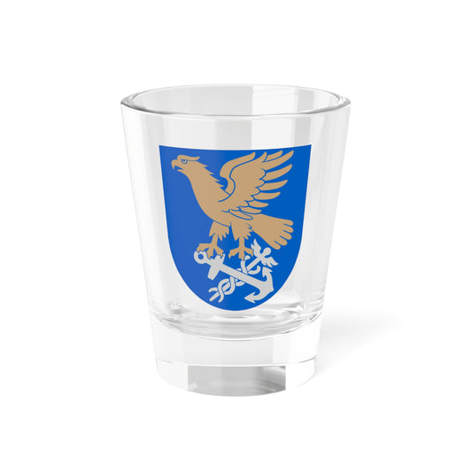 Kotka.vaakuna (Finland) (Coat of Arms) Shot Glass 1.5oz