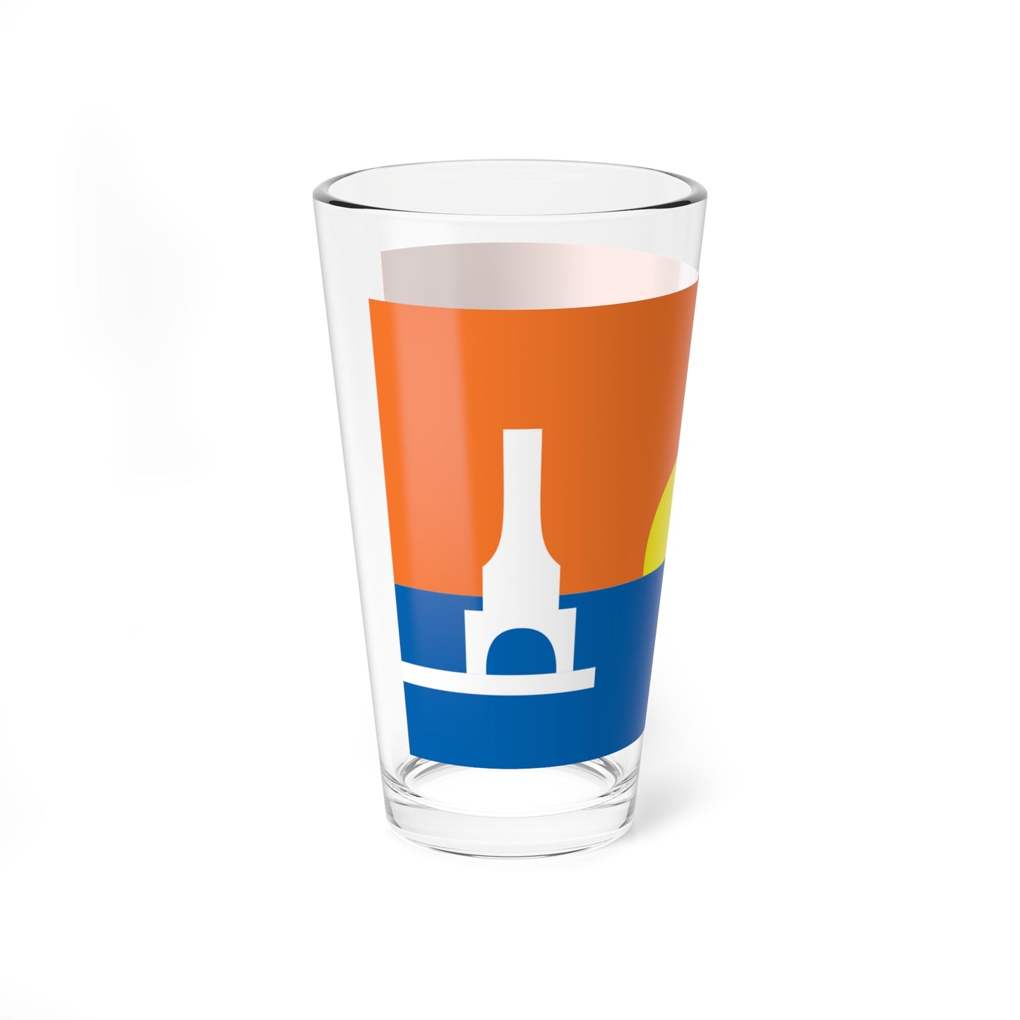 Flag of Port Washington Wisconsin (United States) Pint Glass 16oz