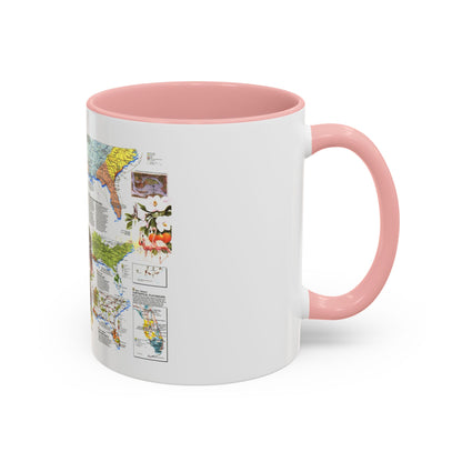 USA - Deep South 2 (1983) (Map) Accent Coffee Mug