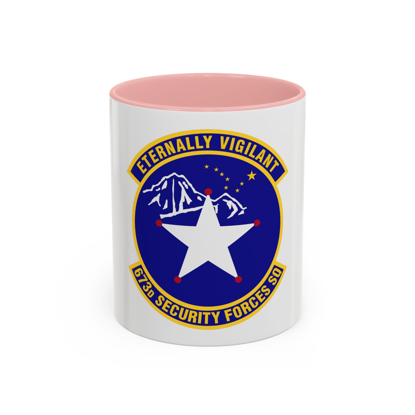 673 Security Forces Squadron PACAF (U.S. Air Force) Accent Coffee Mug