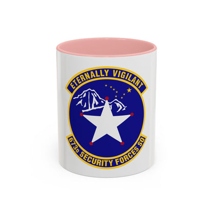 673 Security Forces Squadron PACAF (U.S. Air Force) Accent Coffee Mug