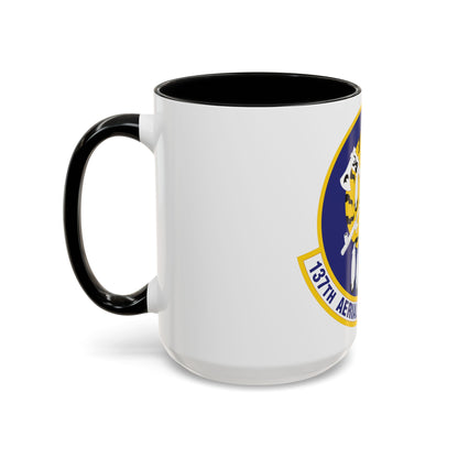 137th Aerial Port Squadron (U.S. Air Force) Accent Coffee Mug