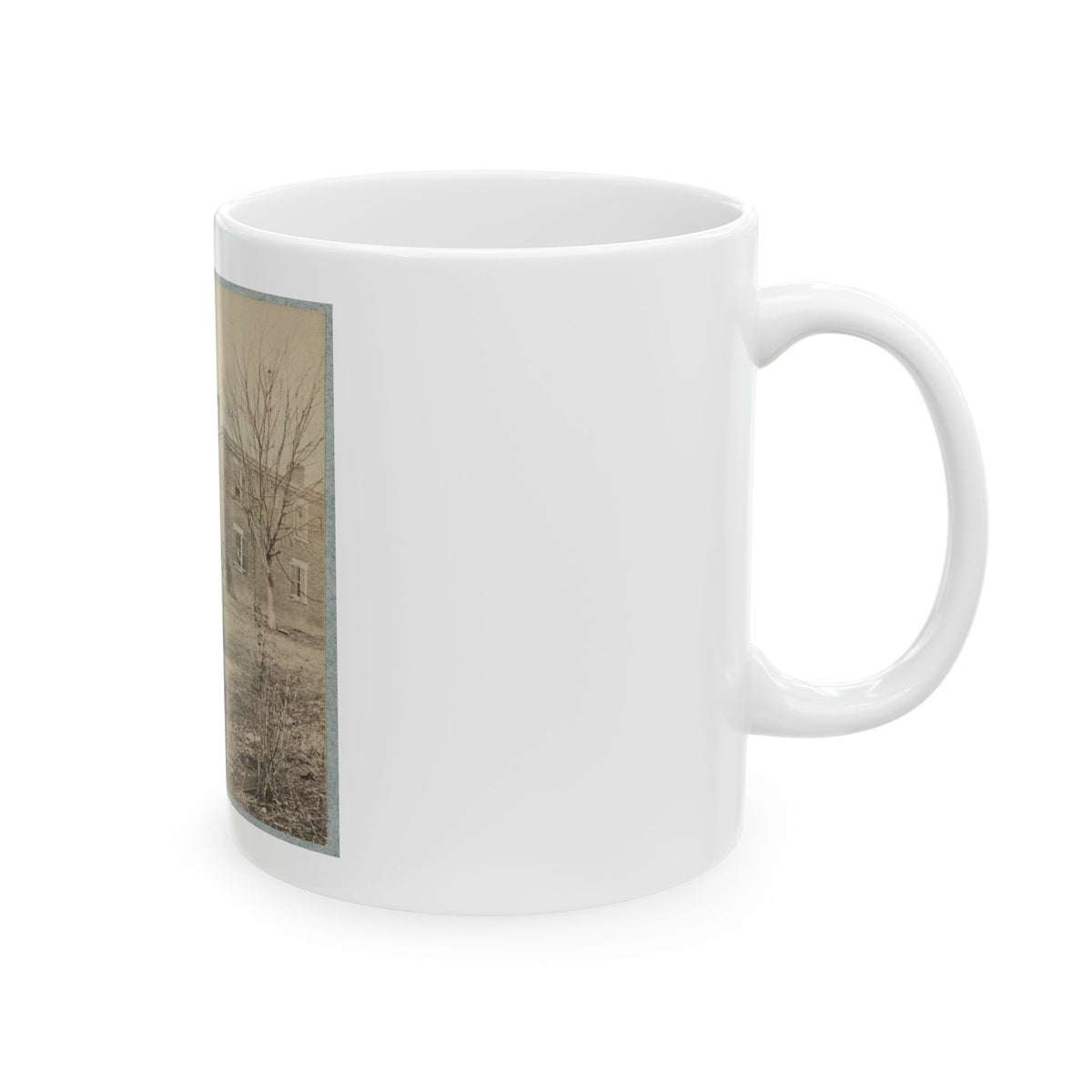 Aiken's House, James River, Va.(2) (U.S. Civil War) White Coffee Mug