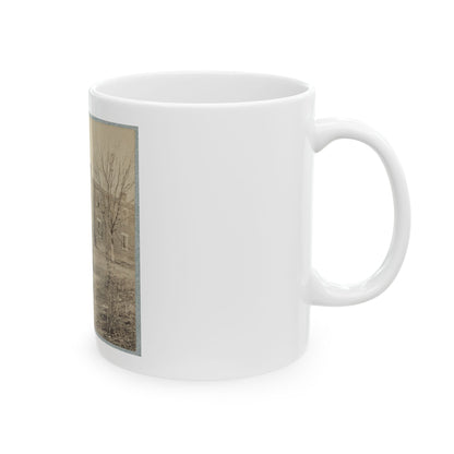 Aiken's House, James River, Va.(2) (U.S. Civil War) White Coffee Mug
