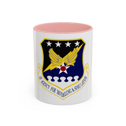 Air Force Agency for Modeling and Simulation (U.S. Air Force) Accent Coffee Mug