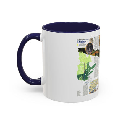 Canada - Quebec 2 (1991) (Map) Accent Coffee Mug