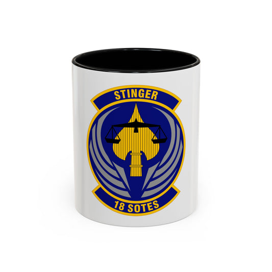 18 Special Operations Test and Evaluation Squadron AFSOC (U.S. Air Force) Accent Coffee Mug